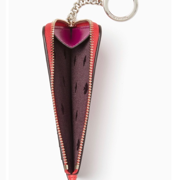 Authentic Kate Spade leather L-zip wallet/keychain - Picture 5 of 10